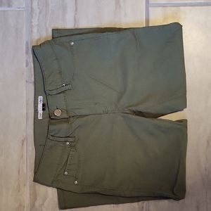 YMI Green Crop Pants